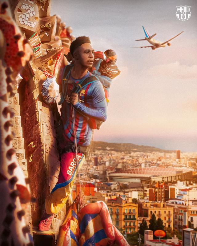 旺财28-官方：奥巴梅扬加盟巴萨 合同期至2025年6月